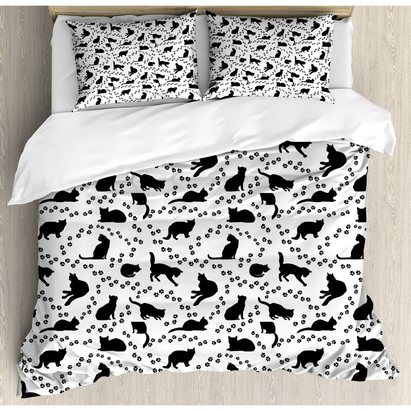 Ambesonne Cat Duvet Cover Set Wayfair