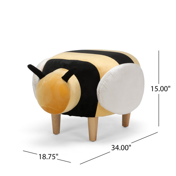 Zoomie Kids Tani Bumble Bee Ottoman Reviews Wayfair