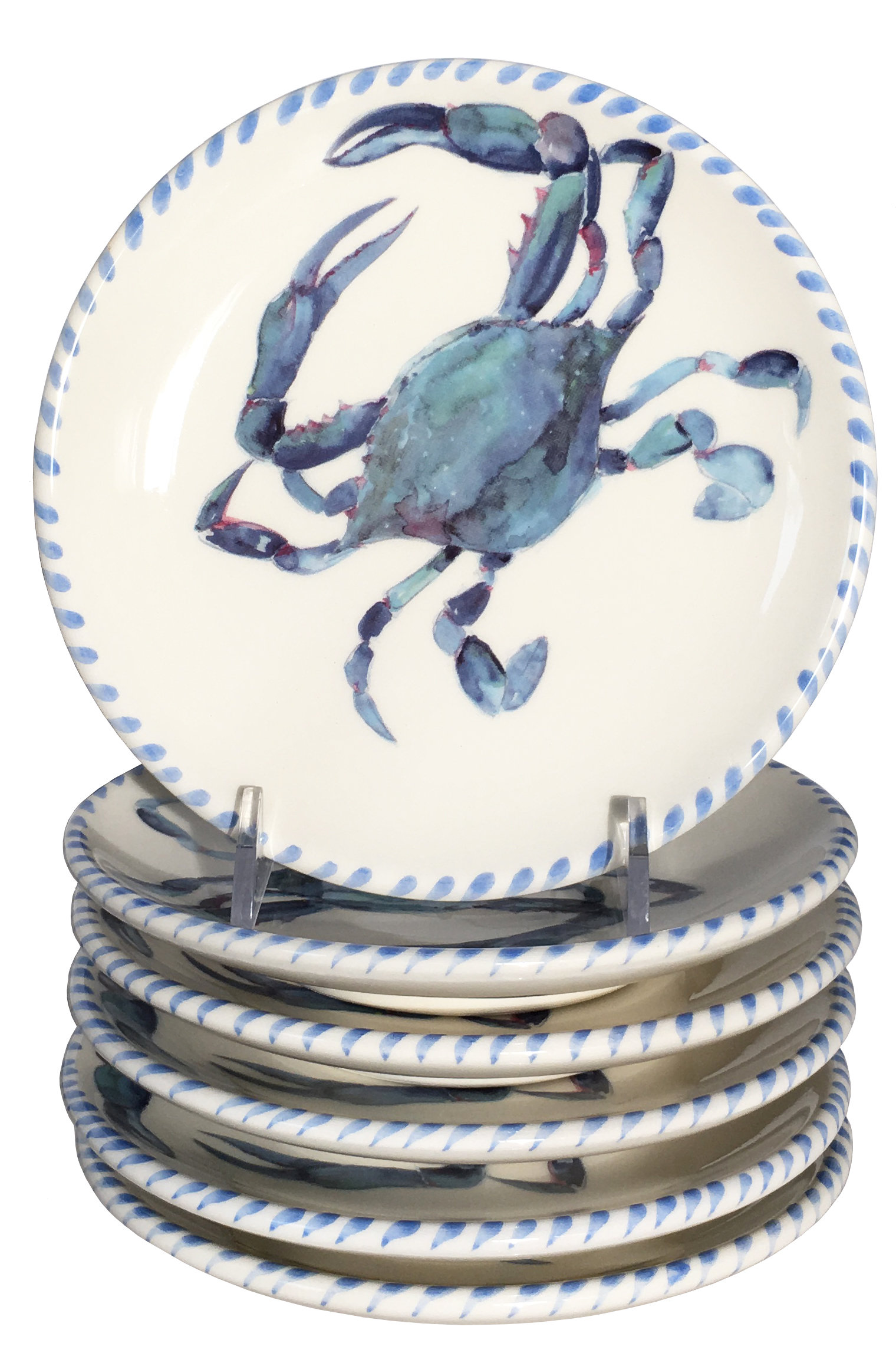 coastal collection outdoor living sea turtle melamine dinnerware on Abbiamotutto Crab Small 5 75 Bread And Butter Plate Reviews Wayfair