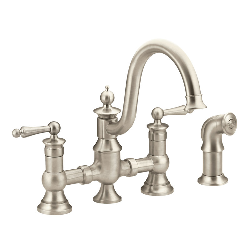 S713ORB Moen Waterhill Bar Faucet with Side Spray and ...
