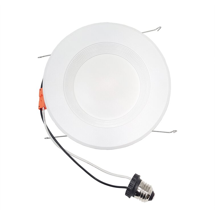White 6" Inch Dimmable Downlight 12W LED Recessed Can Light Retrofit Trim UL 
