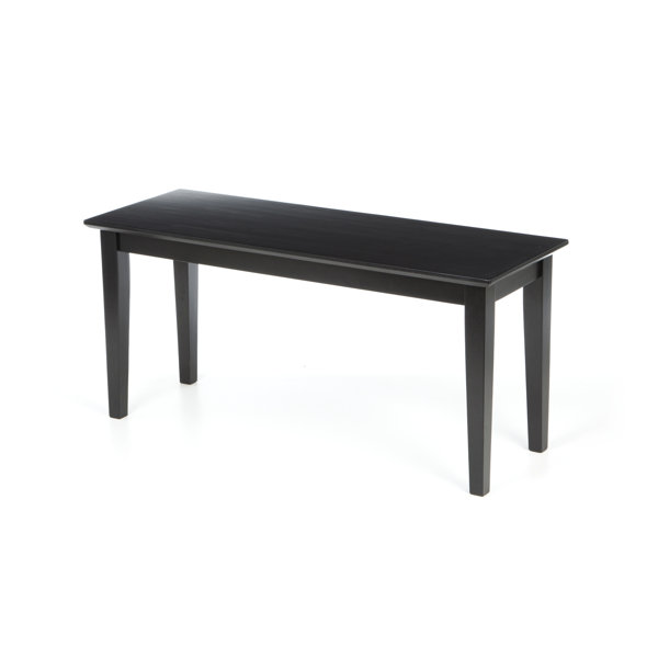 black dining room bench