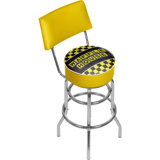 Waffle House Swivel Bar Stool by Trademark Global