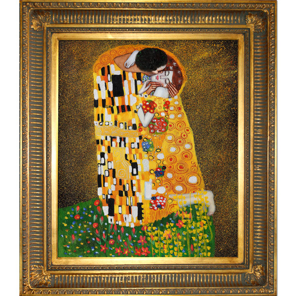 Wildon Home The Kiss Fullview Canvas Art By Gustav Klimt