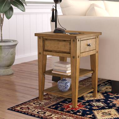 bridget floor shelf end table