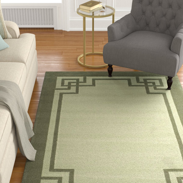Darby Home Co Rebersburg Hand Hooked Moss Dark Sage Indoor Outdoor Area Rug Wayfair