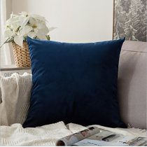 large navy throw pillows