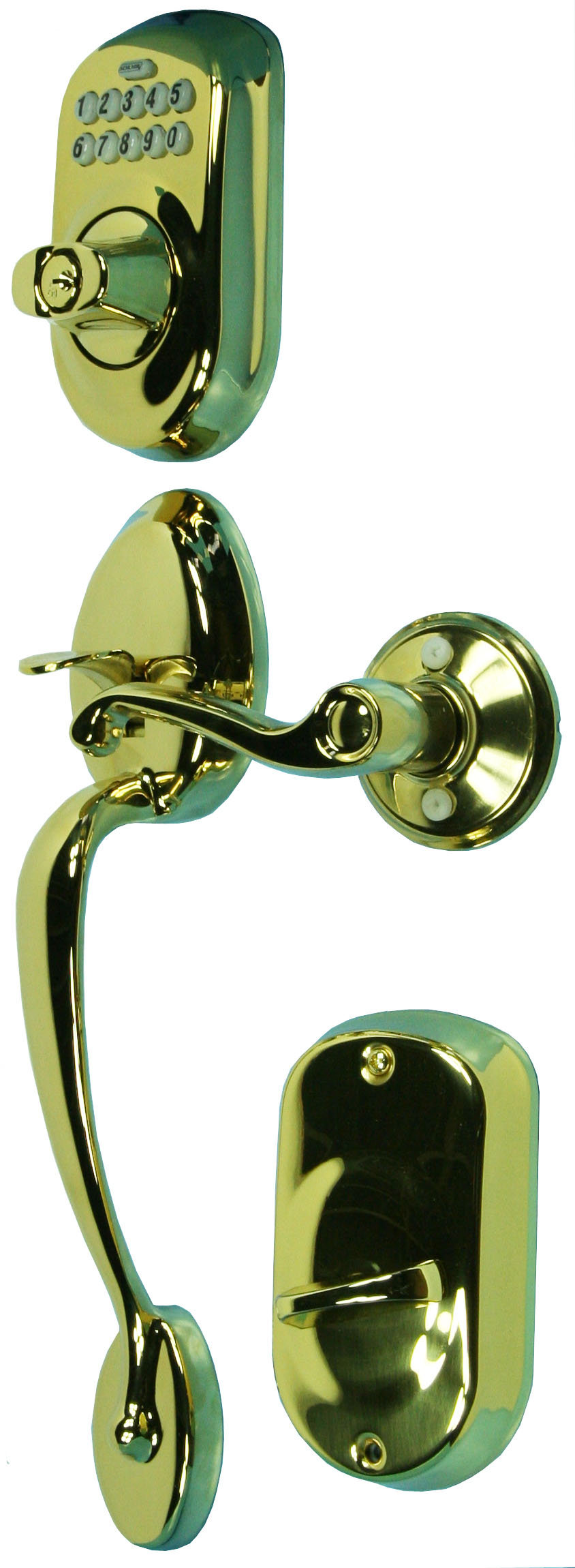 Schlage Keypad Deadbolt Grip Handleset Wayfair