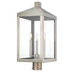 Demery 3-Light Outdoor Lantern Head