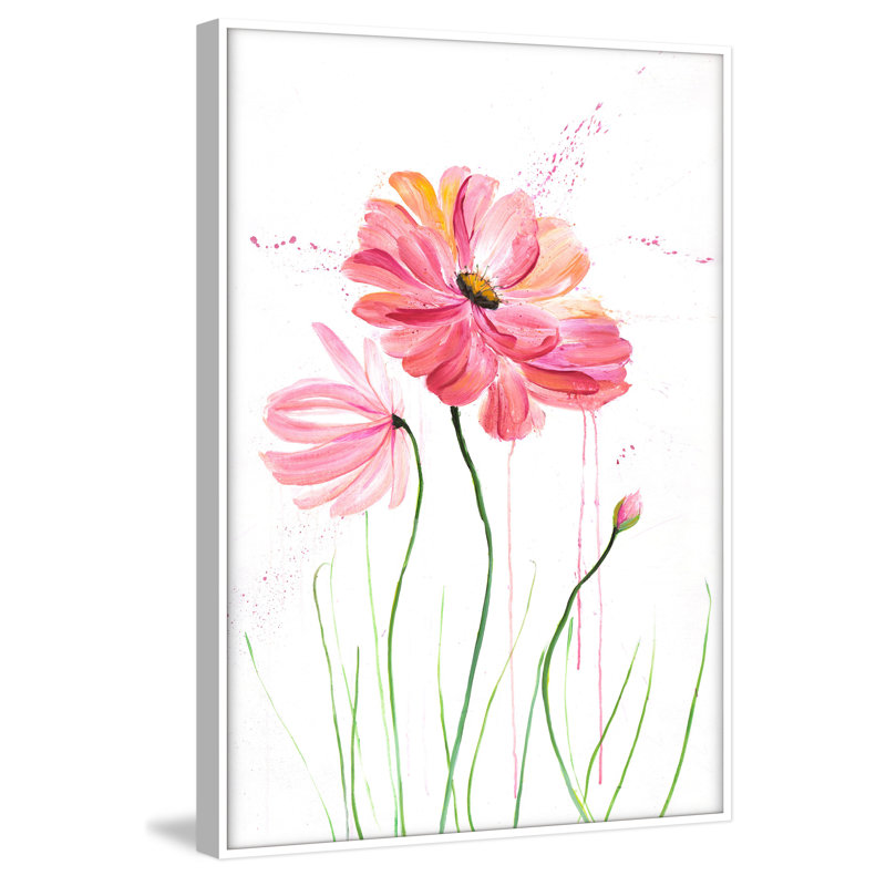 Marmont Hill Flower Shower I By Julie Joy Framed Painting Print
