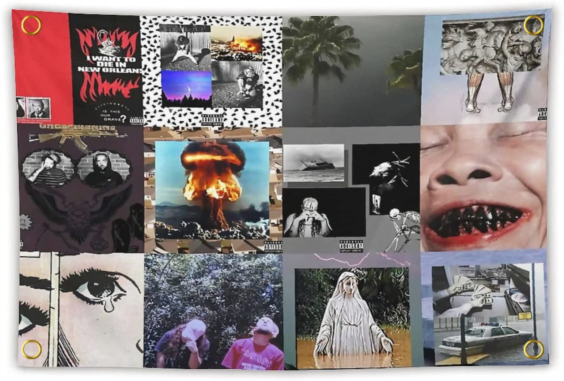 AvantGarde Suicide Boys Album Collage Tapestry | Wayfair