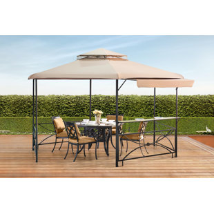 Go to store & view more images Crawford 11 Ft. W x 13 Ft. D Steel Patio Gazebo by Sunjoy