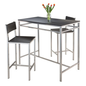 Hanley 3 Piece Pub Table Set by Luxury Home