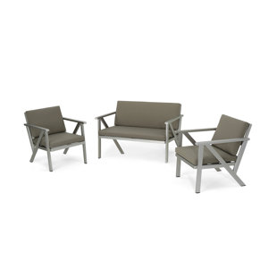 Burien 3 Piece Sofa Seating Group by Union Rustic Sale