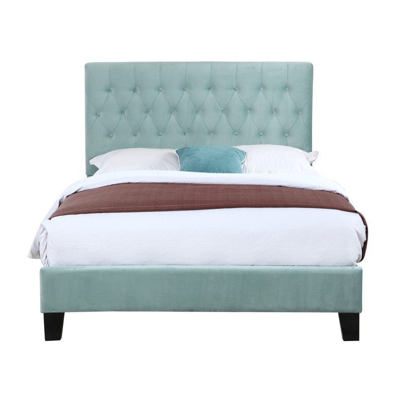 Kirtley Tufted Upholstered Low Profile Standard Bed
