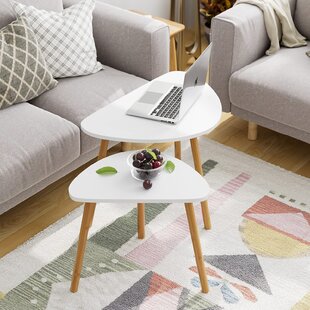 Lundes 2 Tier Side Table Add Some Style To Your Living Room White 