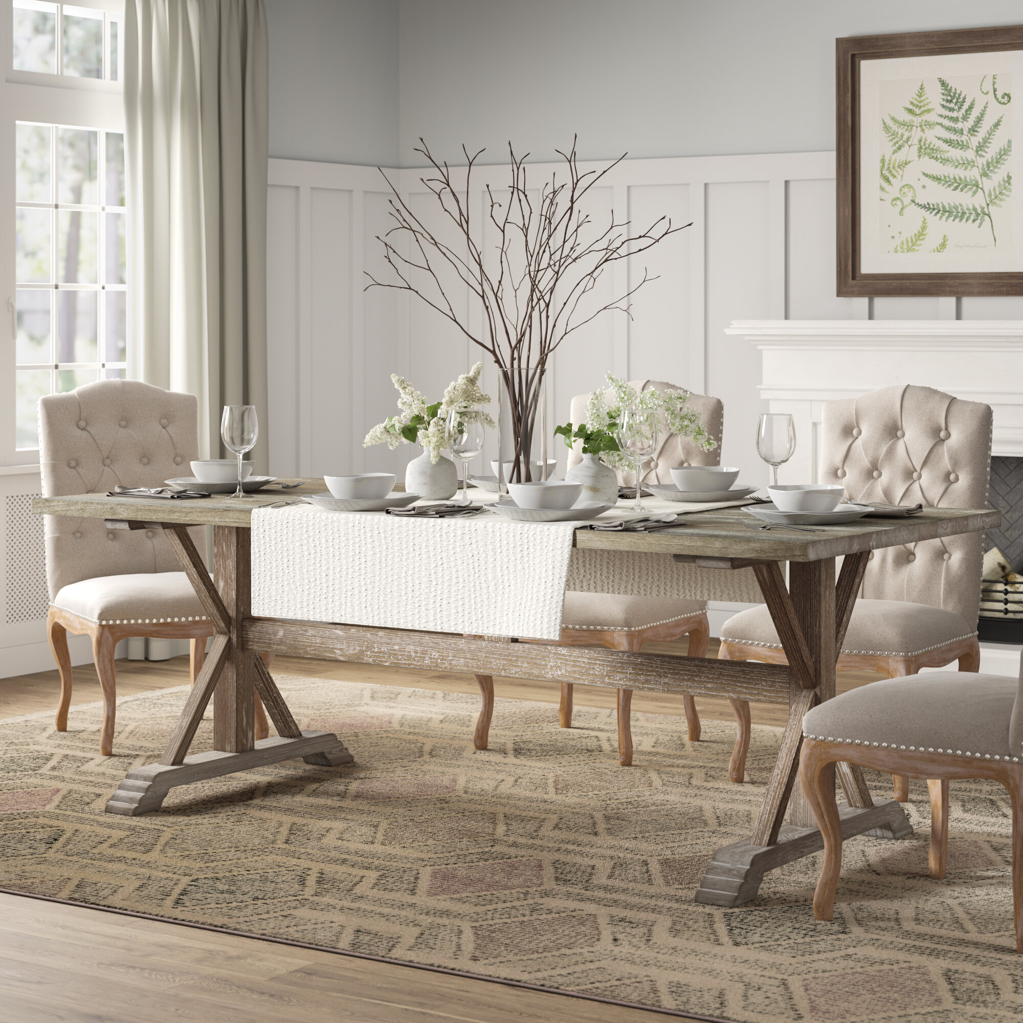 Tremont Solid Wood Dining Table Reviews Birch Lane