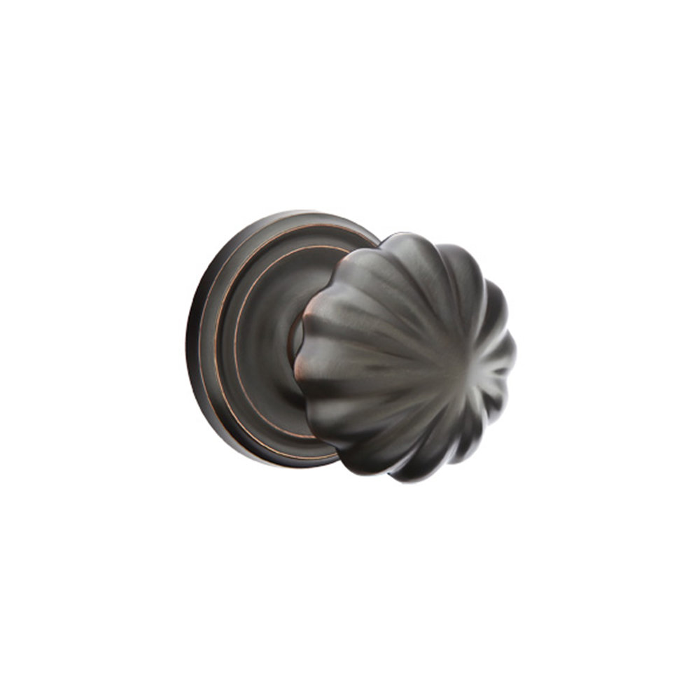 Emtek Passage Melon Knob with Regular Rose & Reviews Wayfair