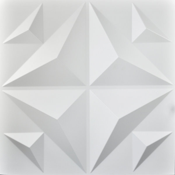 Orren Ellis Godlewski 19 7 X 19 7 Vinyl Wall Paneling In White Reviews Wayfair