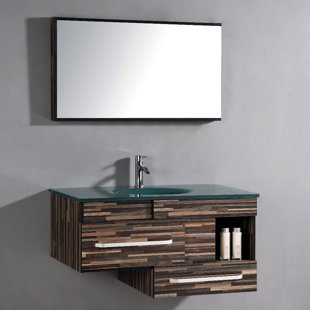 Modern Contemporary 42 Bathroom Vanity Without Top Allmodern Pinova 40 Single Bathroom Vanity Set With Mirror