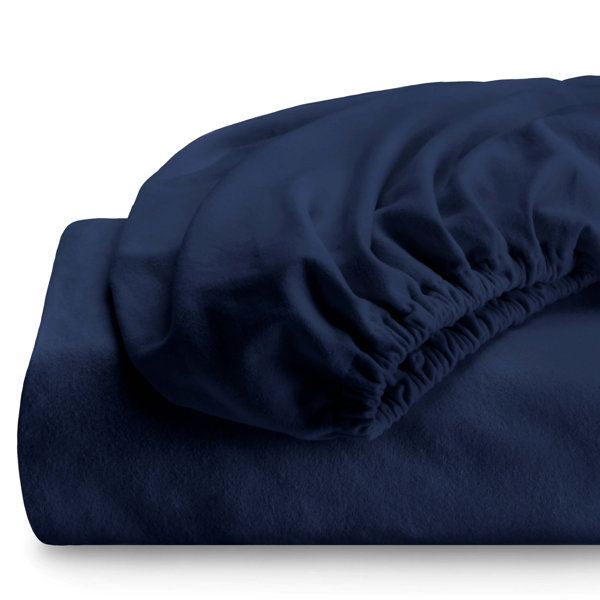 Bare Home Bottom 300 Thread Count 100% Cotton Flannel ...