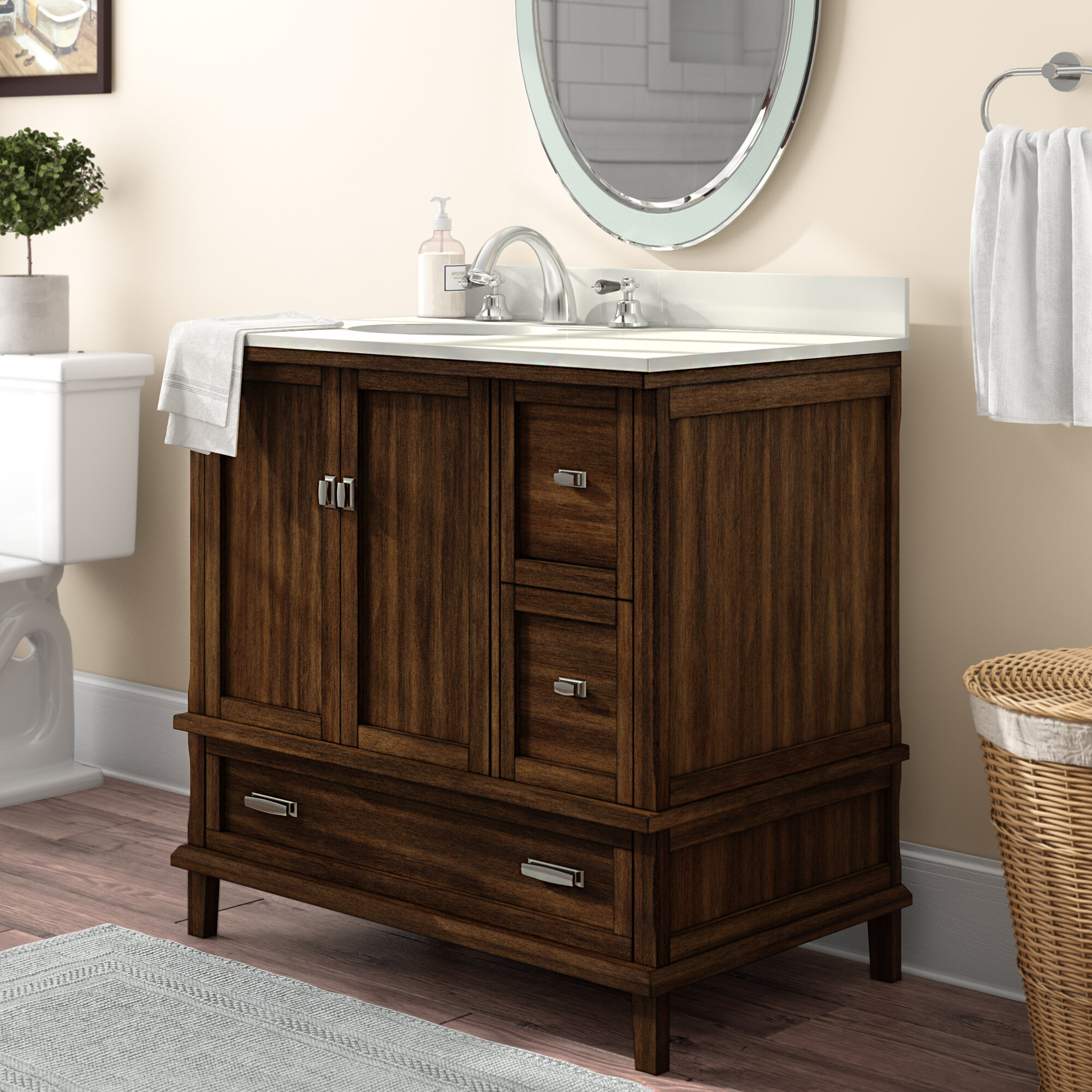 Joss Main Ka 36 Single Bathroom Vanity Set Reviews Wayfairca