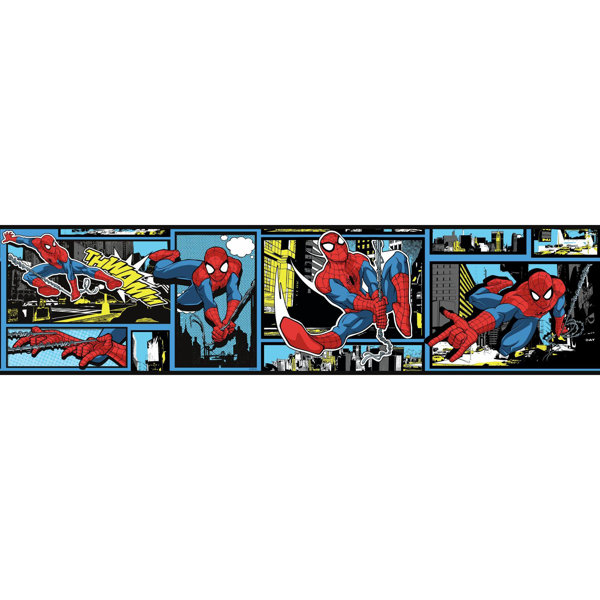 York Wallcoverings Disney Kids Iii Marvel Ultimate Spiderman Comic