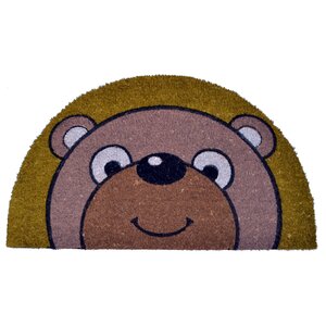 Half Round Bear Doormat
