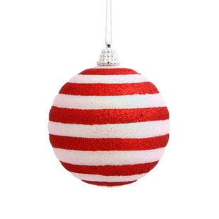 19pc Christmas Holiday Red White Candy Cane Peppermint Tree Ornaments Decor 