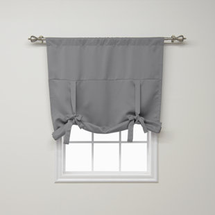 Gray Tie Up Curtains Wayfair Quickview