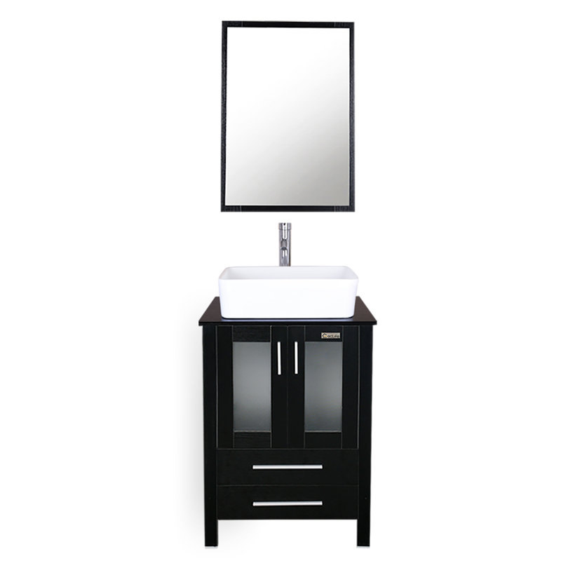 Eclife 24 Single Bathroom Vanity Set With Mirror Reviews Wayfair