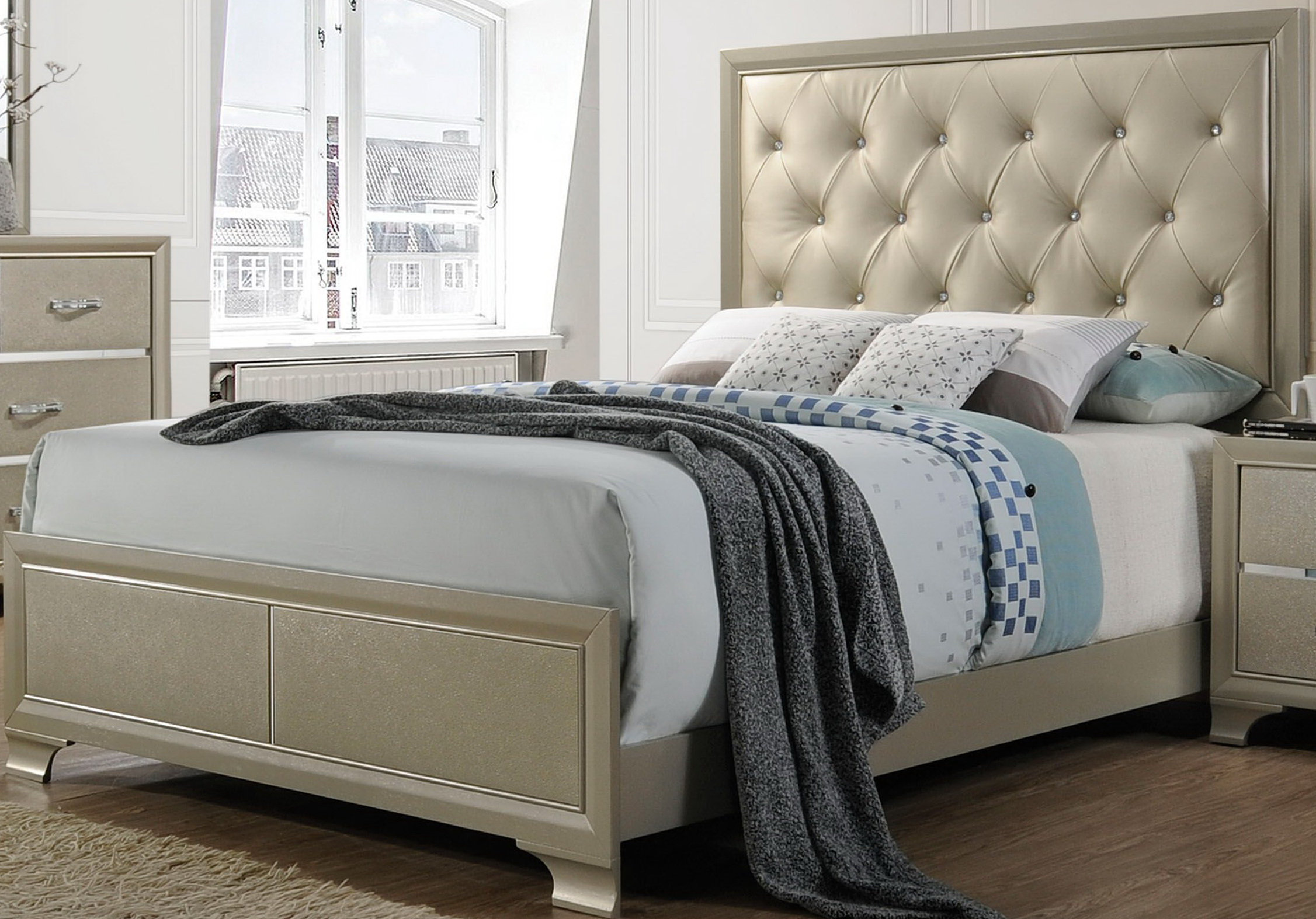 House of Hampton® Zed Upholstered Bed Wayfair
