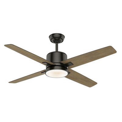 52 Axial 4 Blade Led Ceiling Fan With Remote Light Kit Included