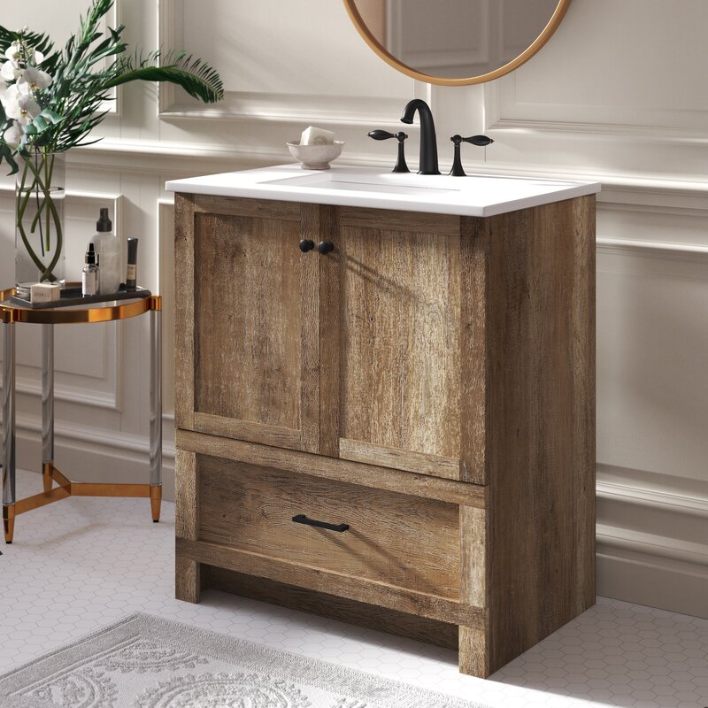 Foundry Select Shirk 30 Single Bathroom Vanity Set Reviews Wayfair