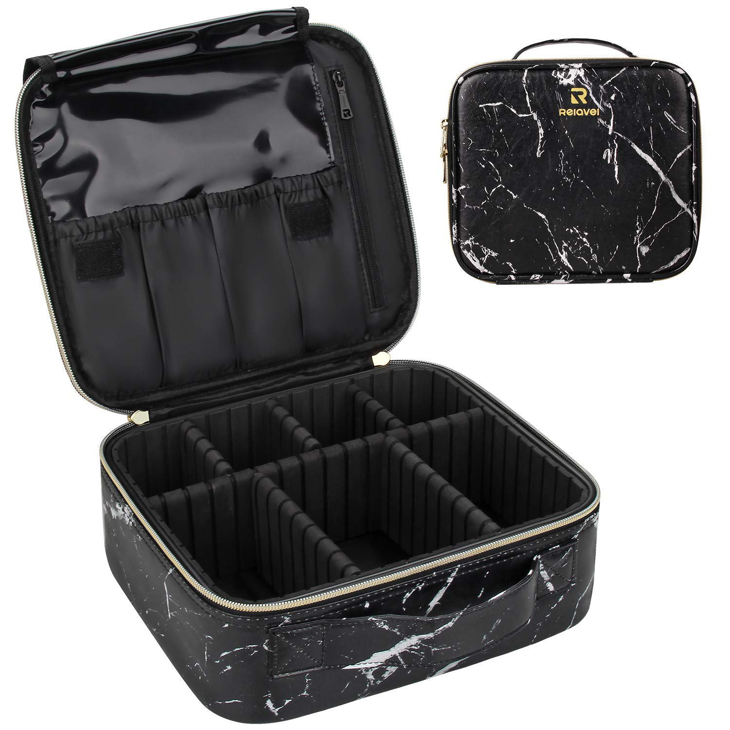 portable makeup train case
