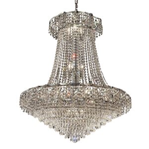 Antione 18-Light Contemporary Chain Empire Chandelier