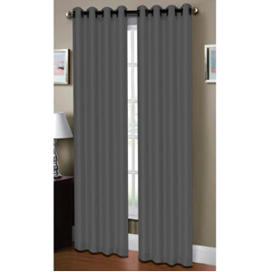 Raphael Solid Sheer Curtain Panels (Set of 2)