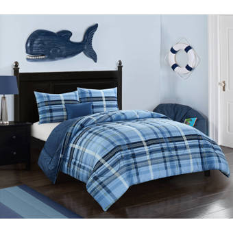 Canora Grey Laflamme Your Zone Dotted Reversible Comforter Set Wayfair