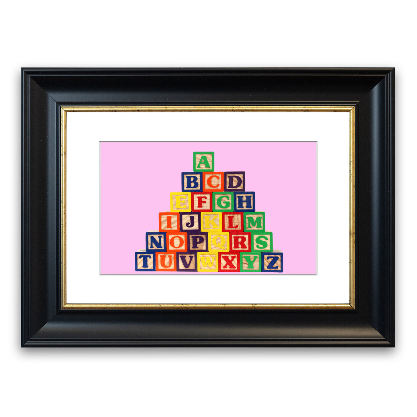pink alphabet blocks
