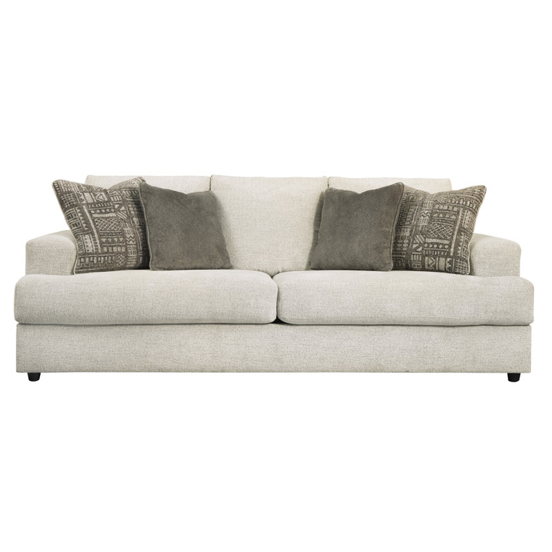 Brayden Studio Boerpine 96 Round Arm Sofa Bed Reviews Wayfair