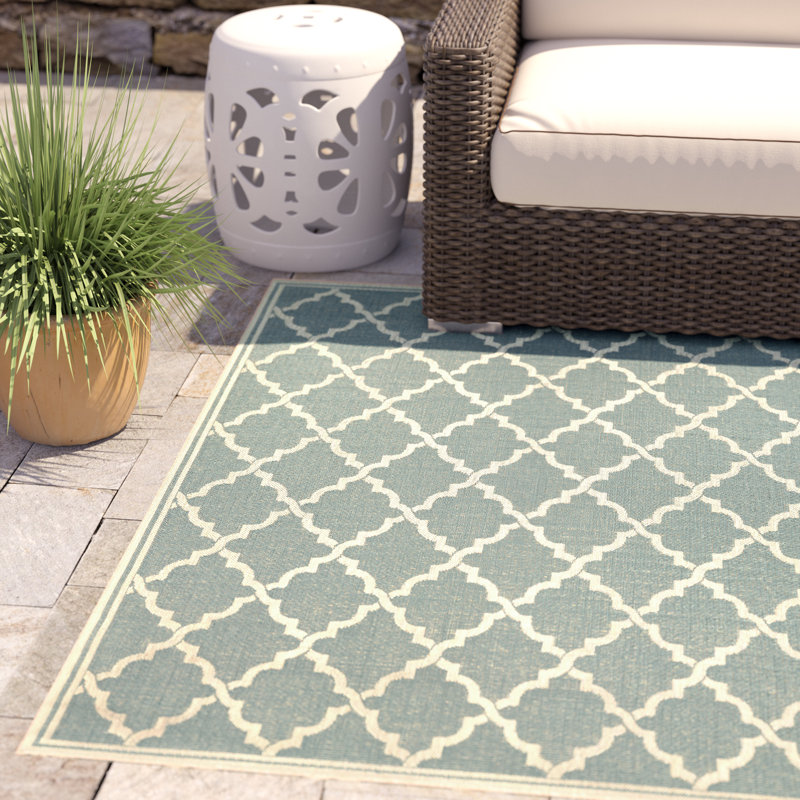 Crigler Ocean Port Light Turquoise Indoor Outdoor Area Rug Reviews Crigler Ocean Port Light Turquoise Indoor Outdoor Area Rug