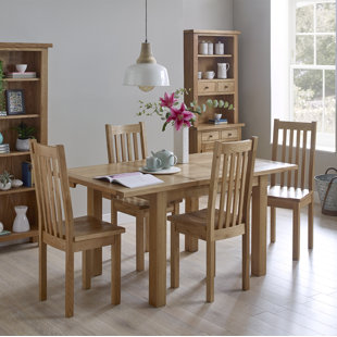 Compact Dining Sets Wayfair Co Uk Aisling Compact Extendable Dining Set With 4 Chairs