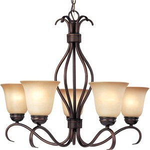 Birdsall 5-Light Shaded Chandelier