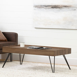 Slendel Coffee Table With Tray Top