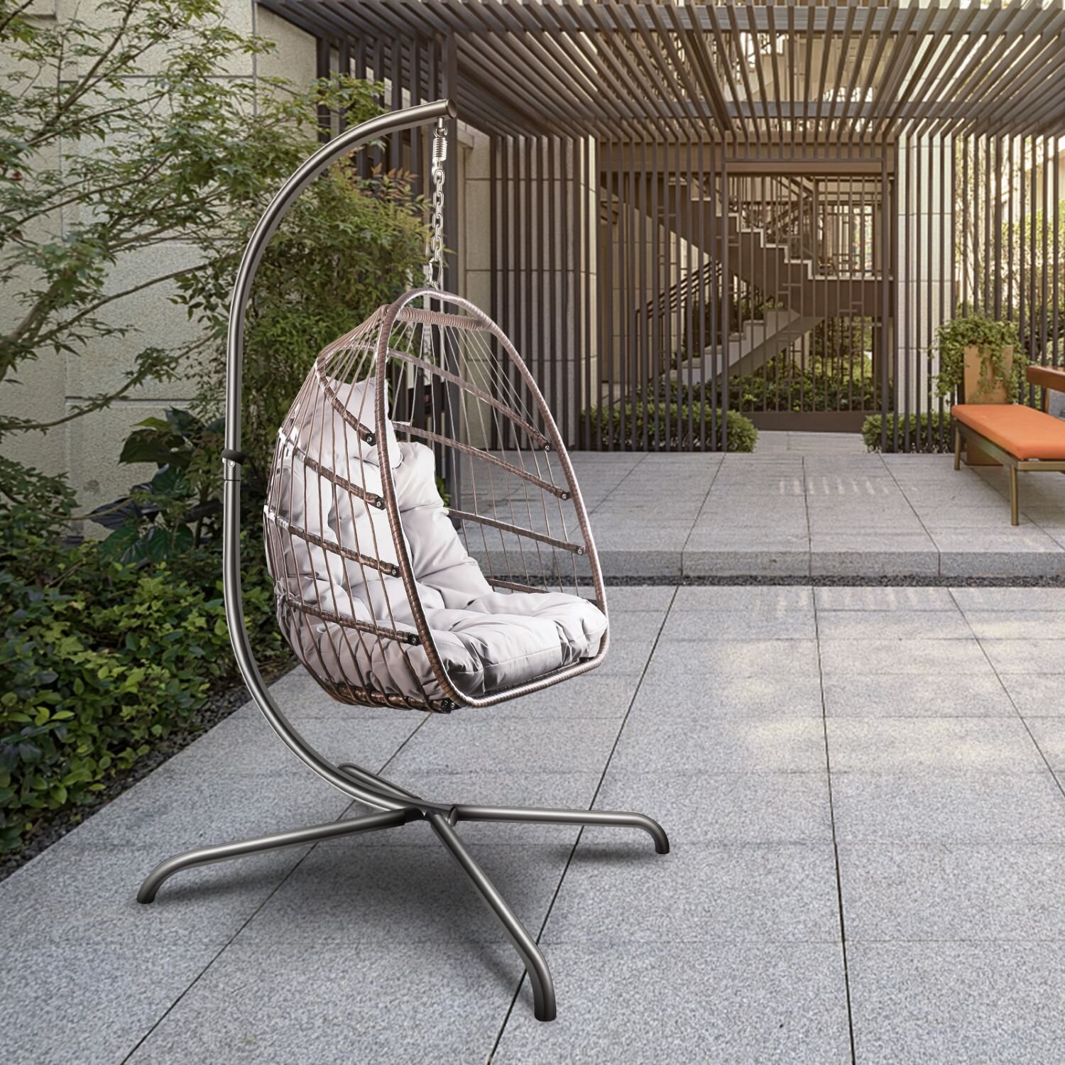 sunbrella swing chair