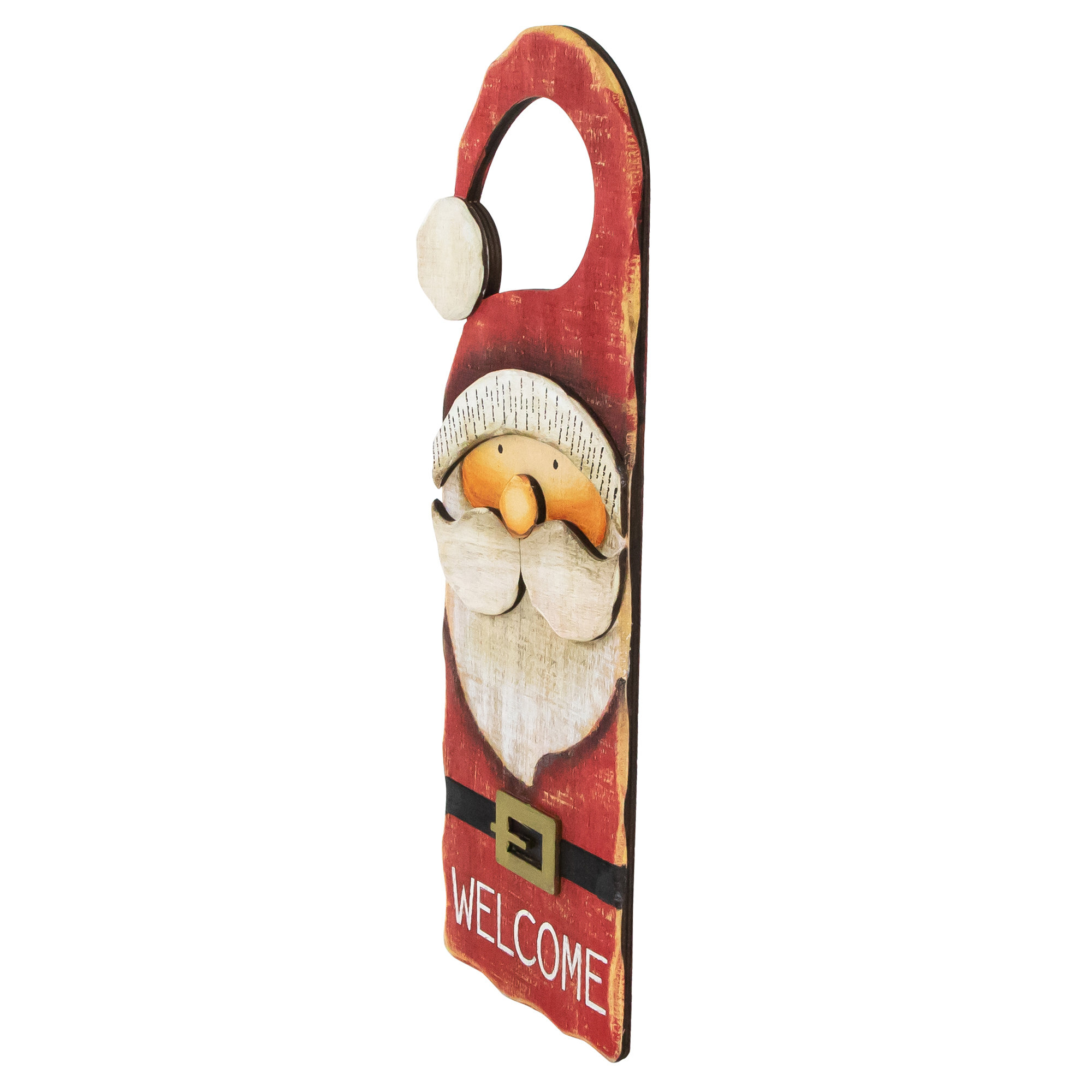 Northlight 14" Santa Claus Christmas Door Knob Hanger Wayfair