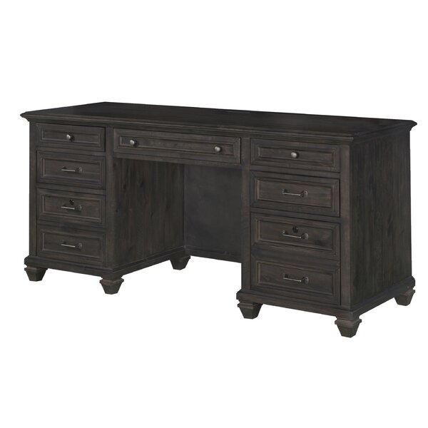 Walmsley Solid Wood Credenza Desk Reviews Birch Lane