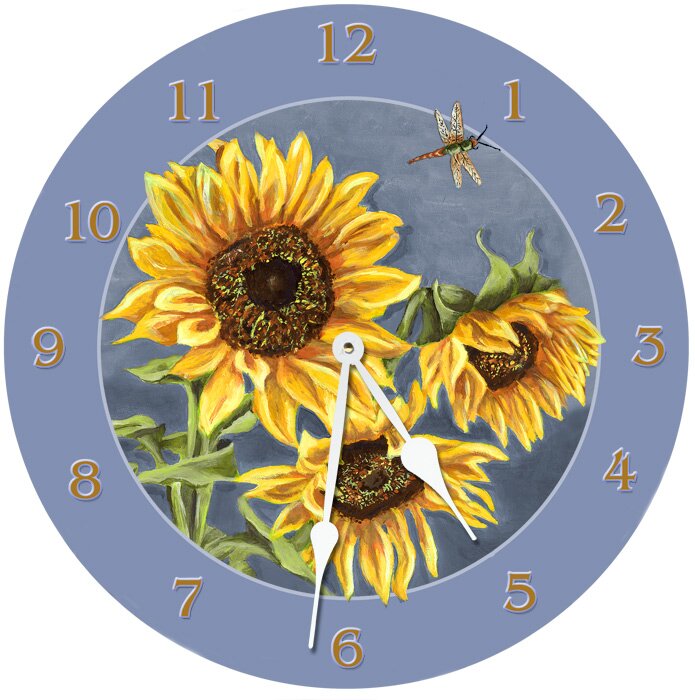 Sunflower Wall Clock - 18