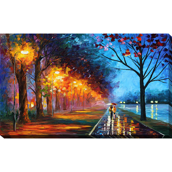 Pictureperfectinternational Alley By The Lake By Leonid Afremov Painting Print On Wrapped Canvas Reviews Wayfair Bring your artwork to life with the texture and depth of a stretched canvas print. alley by the lake by leonid afremov painting print on wrapped canvas