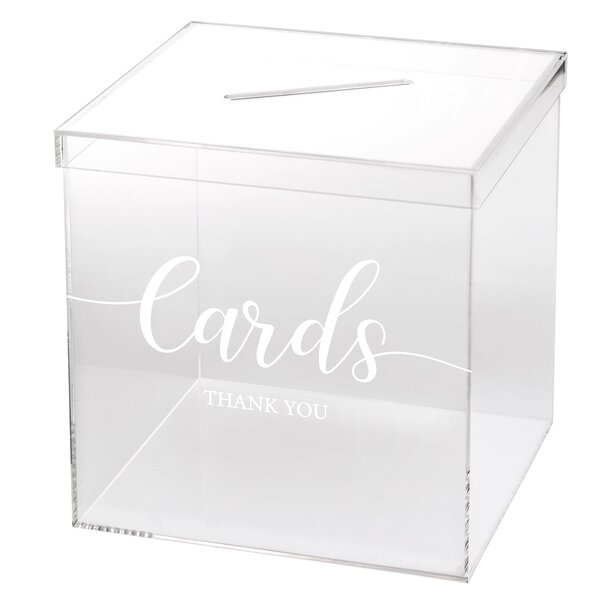 Glass Wedding Card Boxes Wayfair